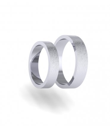 Обручальные кольца из платины Е-102-PL - превью 6