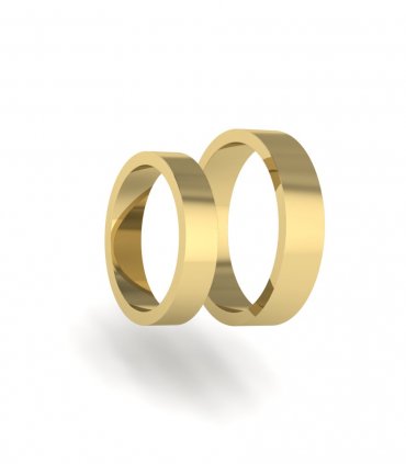 Обручальные кольца из платины Е-102-PL - превью 3