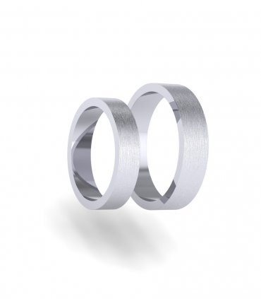 Обручальные кольца из серебра Е-102-Ag - превью 6