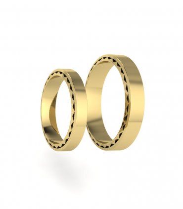 Обручальное кольца Е-403-KJ - превью 5