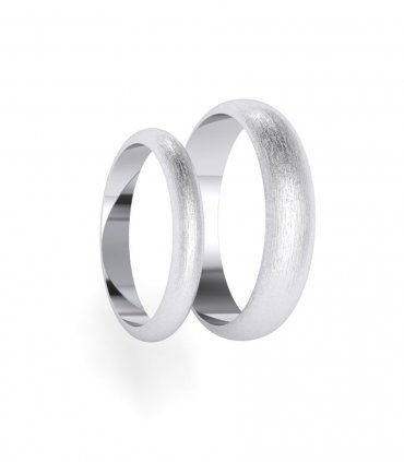 Обручальные кольца из серебра Е-201-Ag - превью 4