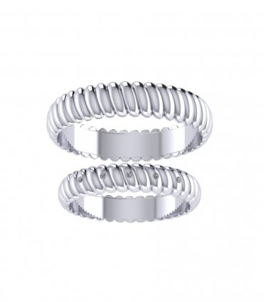 Эксклюзивные обручальные кольца Е-303-49 - превью 1