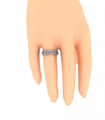 Обручальные кольца розовое золото Е-305-R - превью 3