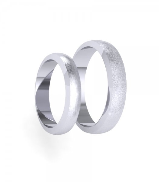 Обручальные кольца из серебра Е-402-Ag - превью 7