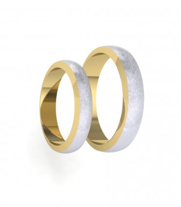 Обручальные кольца из красного золота Е-402-R - превью 5