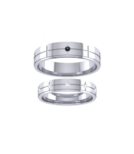 Обручальные кольца Е-501-R фото 3