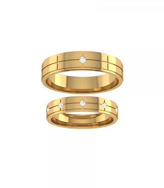 Обручальные кольца Е-501-R - превью 4