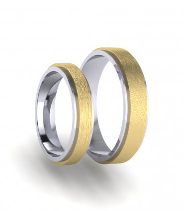 Обручальные кольца из красного золота Е-503-R - превью 8