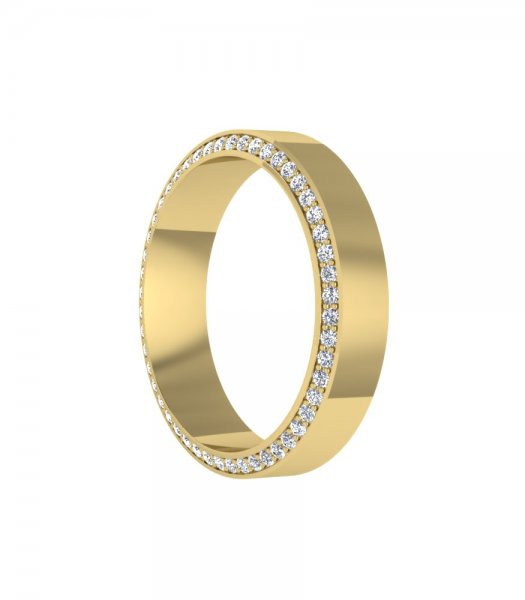 Кольца с бриллиантами по кругу В-401 - превью 4