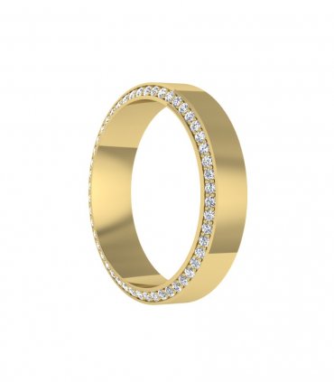 Кольцо с бриллиантами В-401 - превью 4