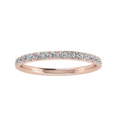 Обручальные кольца из белого золота с бриллиантами В-130 - превью 3