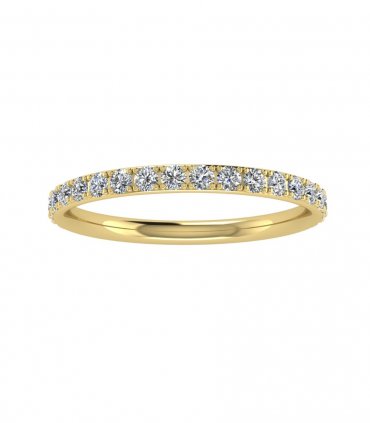 Обручальные кольца из белого золота с бриллиантами В-130 - превью 2
