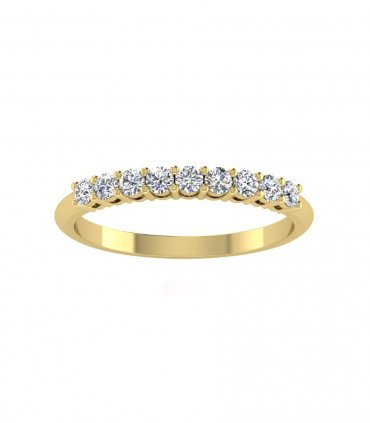 Обручальные кольца из белого золота с бриллиантами В-103 - превью 3