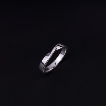 Кольцо с бриллиантами B-104 - фото