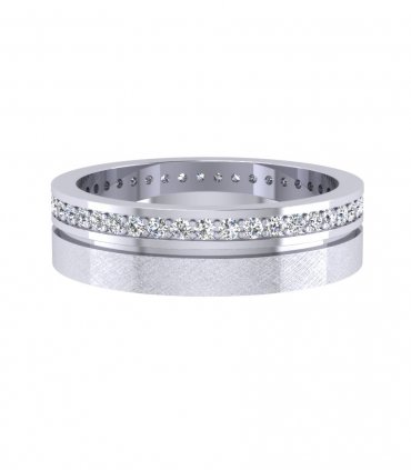 Кольцо дорожка с бриллиантами В-112 - превью 1
