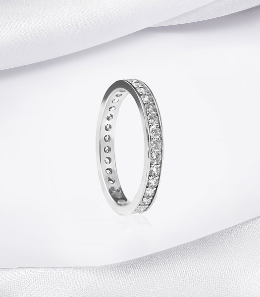 Кольцо с бриллиантами В-204 - фото