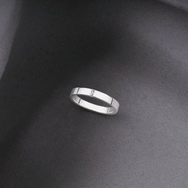 Серебряные кольца с бриллиантами В-209 - превью 1