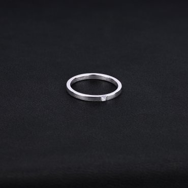 Серебряные кольца с бриллиантами В-208-2 - превью 1