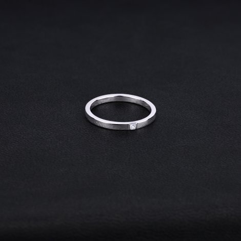 Кольцо с бриллиантом огранки 
