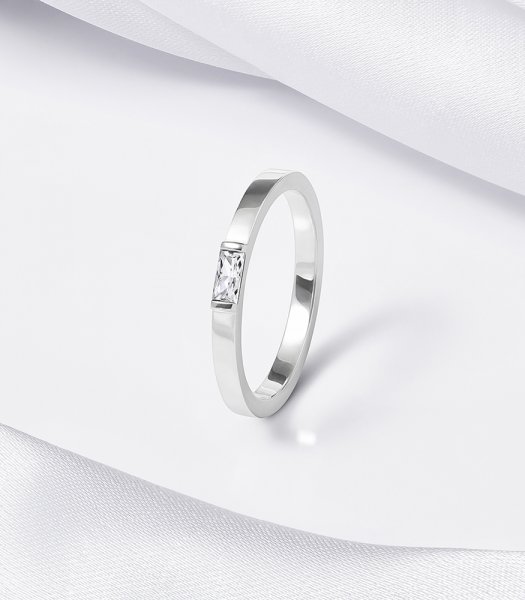 Серебряные кольца с бриллиантами В-108 - превью 1