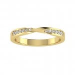 Обручальное кольцо с бриллиантами В-105 превью 2
