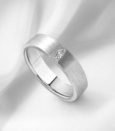 Кольцо с бриллиантом В-106 - фото