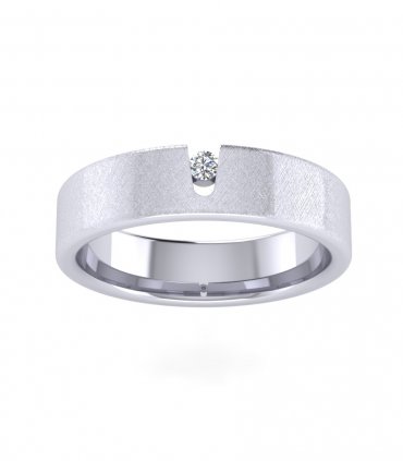 Серебряные кольца с бриллиантами В-106 - превью 1