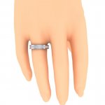 Обручальное кольцо с бриллиантами В-107 превью 4