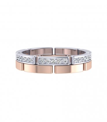 Обручальное кольцо с бриллиантами В-111 - превью 4