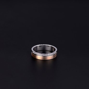 Кольцо дорожка с бриллиантами В-113 - превью 1