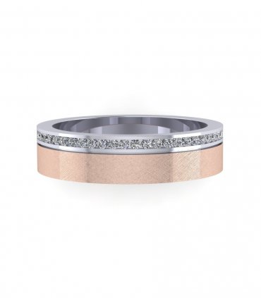 Кольцо дорожка с бриллиантами В-113 - превью 1