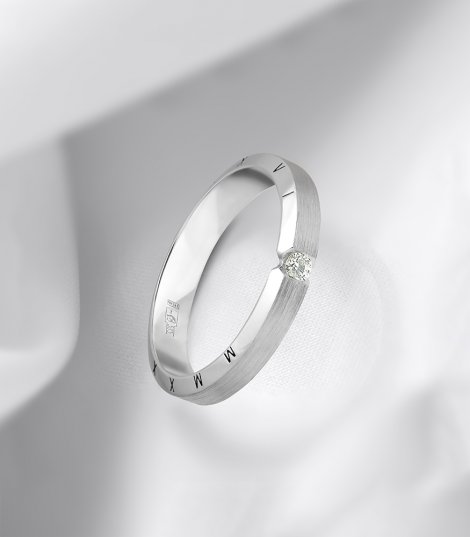Кольцо с бриллиантом В-400 фото 5