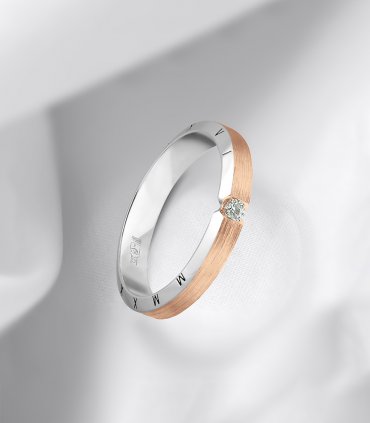 Кольцо с бриллиантом В-400 - фото