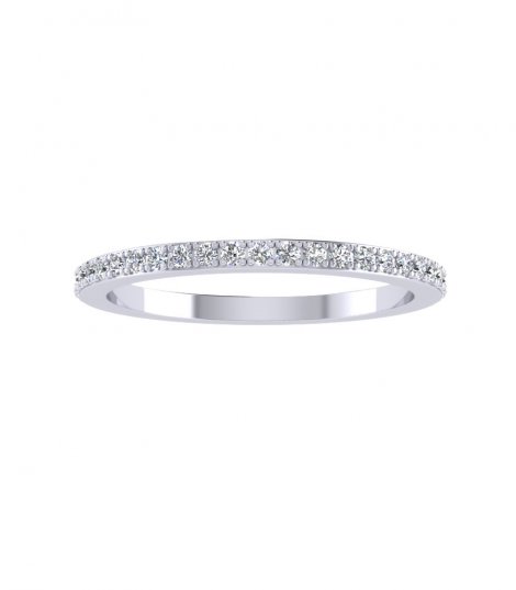 Кольцо с дорожкой бриллиантов В-210 фото 1