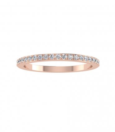 Обручальные кольца из белого золота с бриллиантами В-210 - превью 2