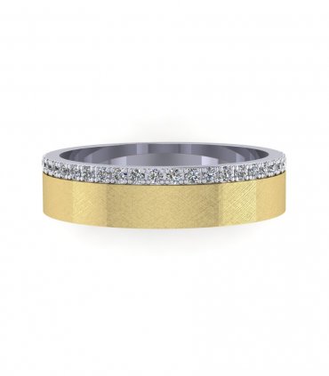 Кольцо дорожка с бриллиантами В-114 - превью 3