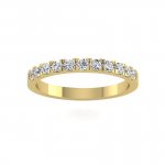 Обручальное кольцо с дорожкой бриллиантов В-207 превью 3