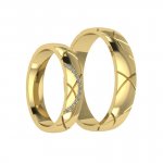 Обручальные кольца из платины Е-308-Pl превью 4