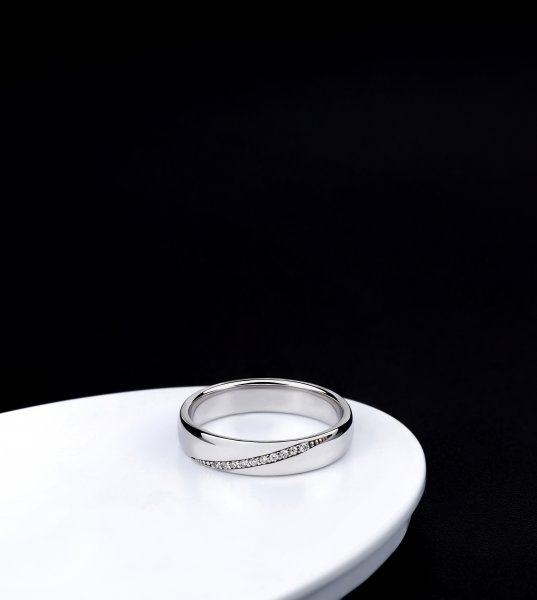 Обручальное кольцо на заказ В-211 - превью 1
