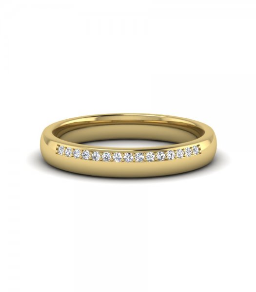 Обручальное кольцо с бриллиантами В-222 - превью 4