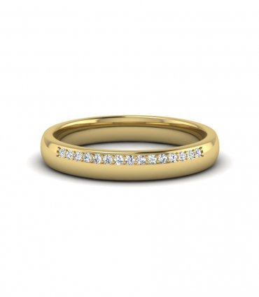 Обручальное кольцо с бриллиантами В-222 - превью 4