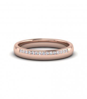 Обручальное кольцо с бриллиантами В-222 - превью 3