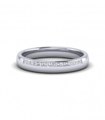 Обручальное кольцо с бриллиантами В-222 - превью 2