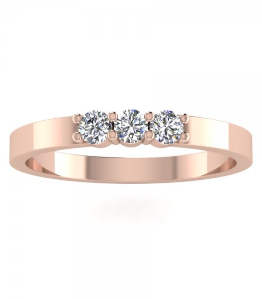Обручальное кольцо с бриллиантами В-118 - превью 2