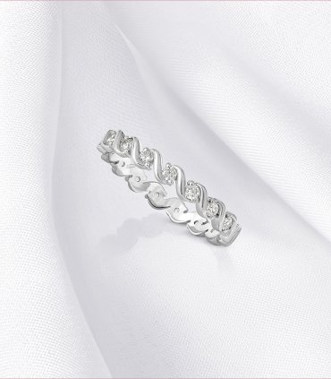 Обручальное кольцо с бриллиантами В-226 - превью 2