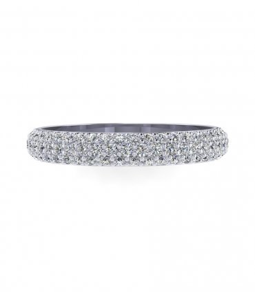 Обручальное кольцо с бриллиантами В-303 - превью 1