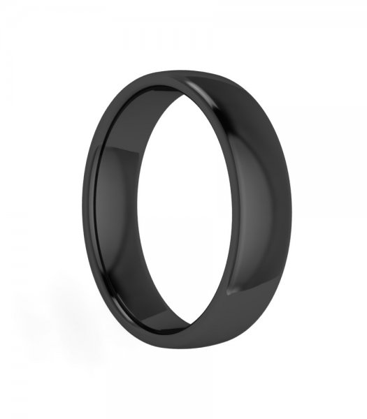 Обручальное кольцо с чернением Е-800 - фото