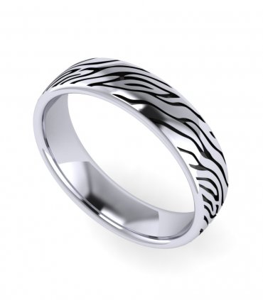Обручальное кольцо с чернением Арт. Е-801 - превью 2