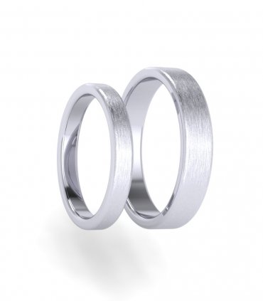 Обручальные кольца из серебра Е-101-AG - превью 4