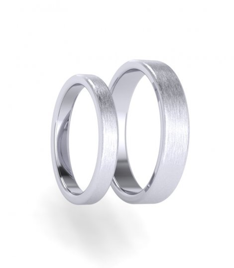 Обручальные кольца из платины Е-101-PL фото 5